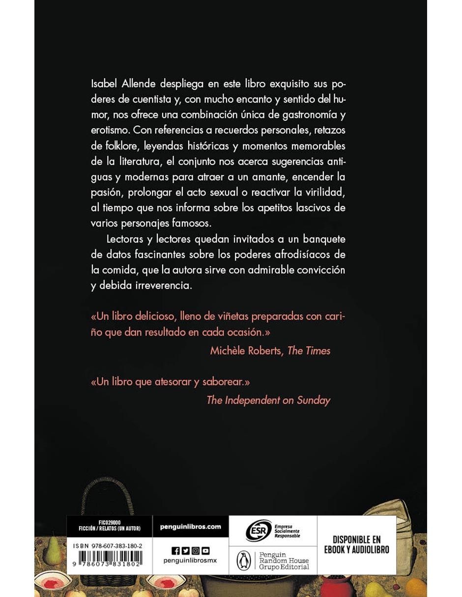 Libro Afrodita de Isabel Allende 2