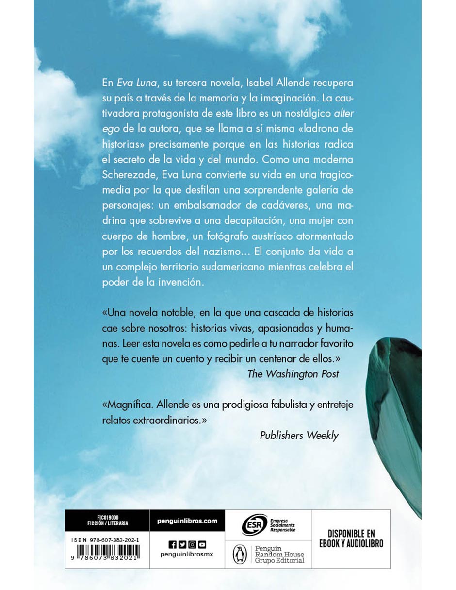 Libro Eva Luna de Isabel Allende 2