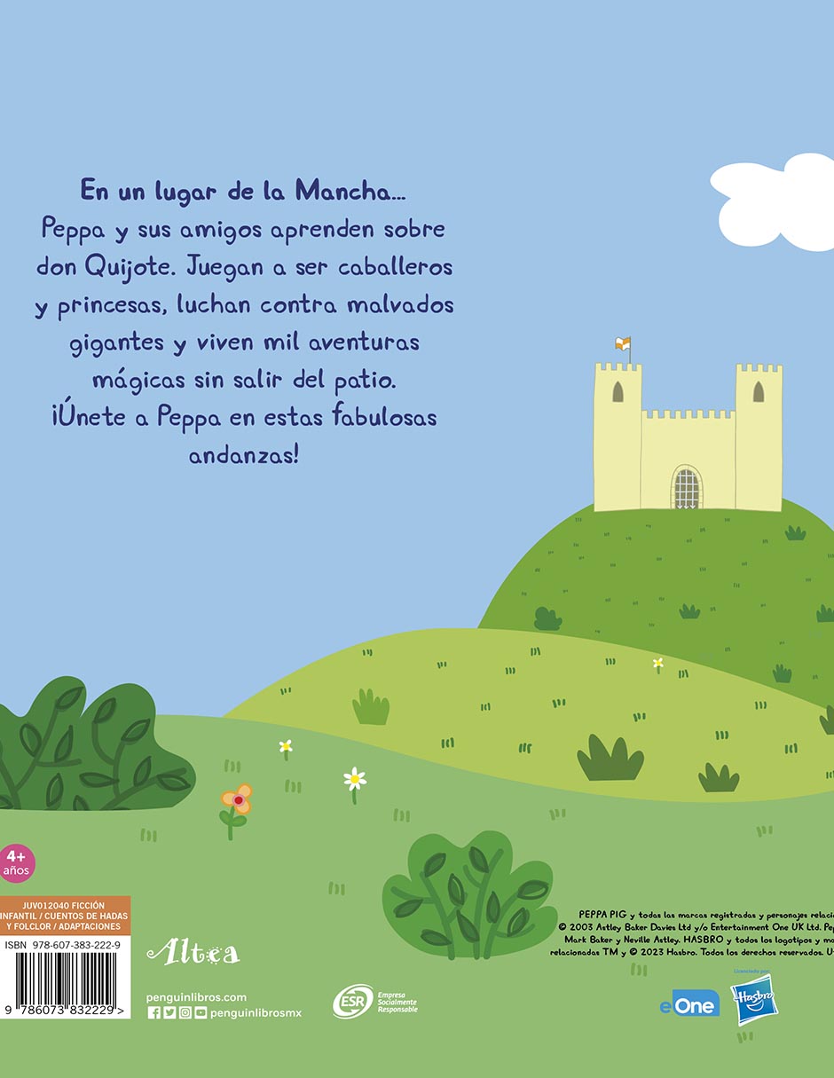 Libro Peppa pig y los molinos de viento de Eone Hasbro 2