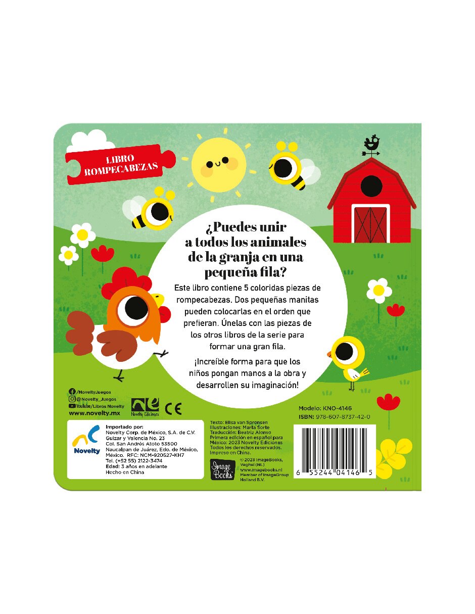 Libro Uniendo amigos de la granja de 2