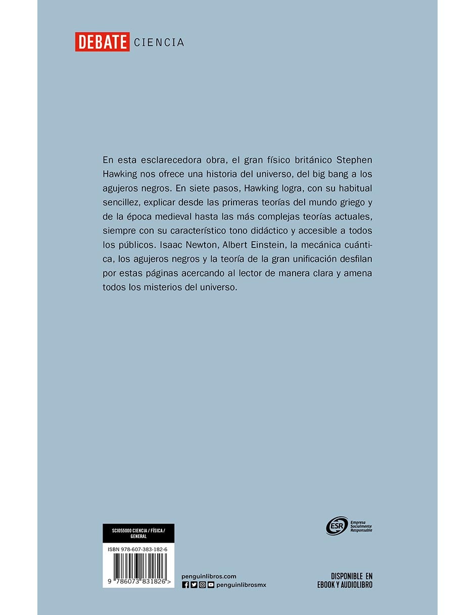 Libro La teoría del todo de Stephen Hawking 2