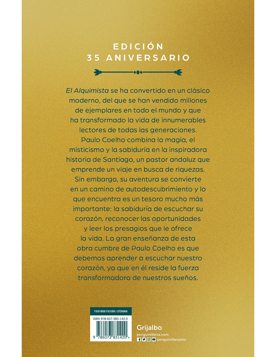 Libro El alquimista de Paulo Coelho 2