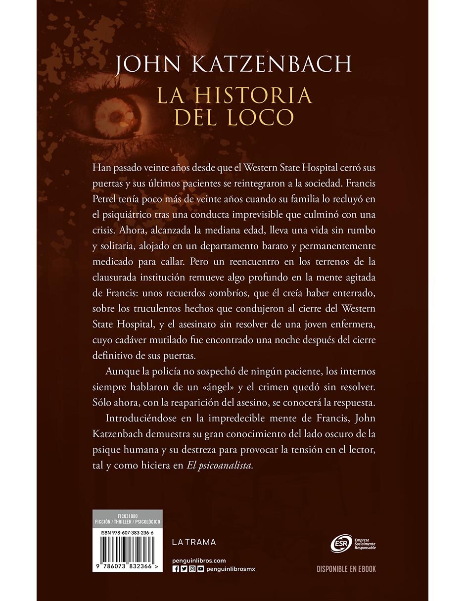 Libro La historia del loco de John Katzenbach 2