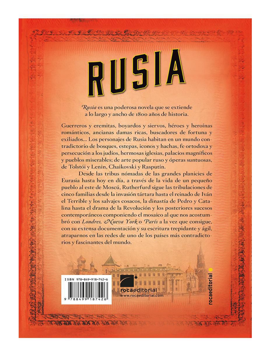 Libro Rusia de Edward Rutherfurd 2