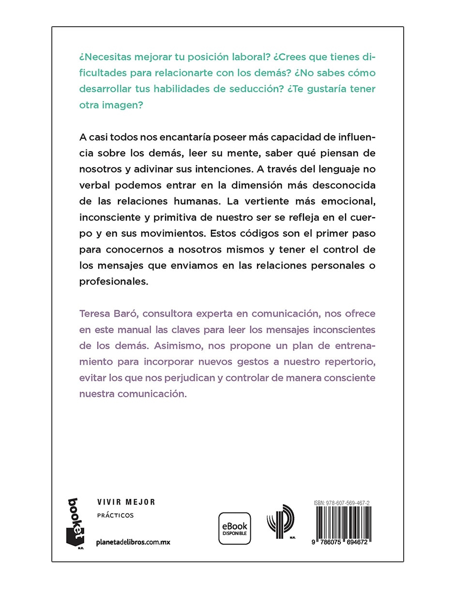 Libro La gran guía del lenguaje no verbal de Teresa Baró 2