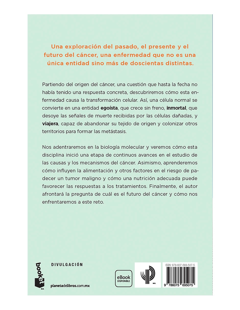 Libro Egoístas, inmortales y viajeras de Carlos López Otín 2