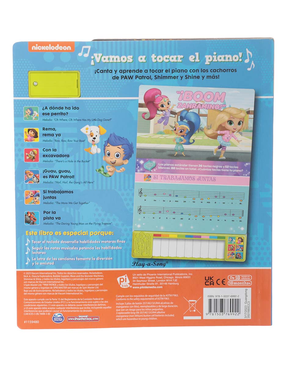 Libro ¡Vamos a tocar el piano! de Phoenix International Publications 2