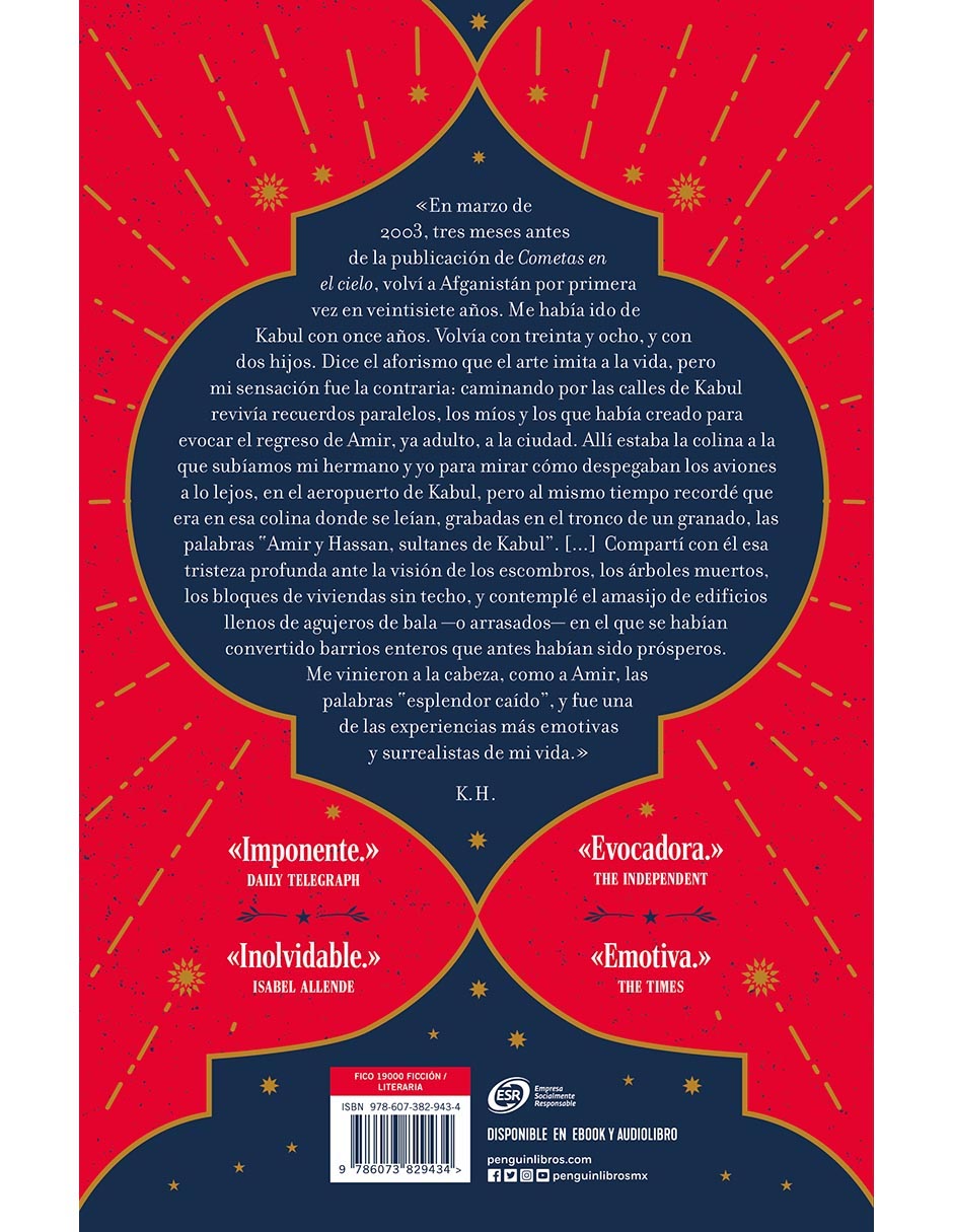 Libro COMETAS EN EL CIELO
 de Khaled Hosseini 2