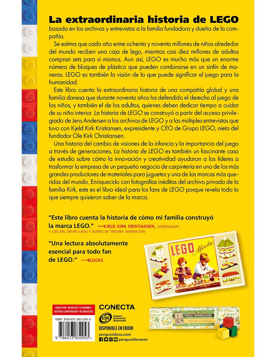 Libro La Historia de Lego de Jens Andersen 2