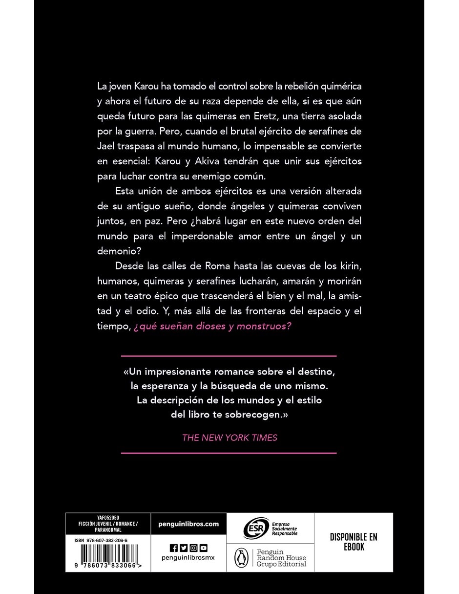 Libro Sueños de Dioses y Monstruos de Laini Taylor 2