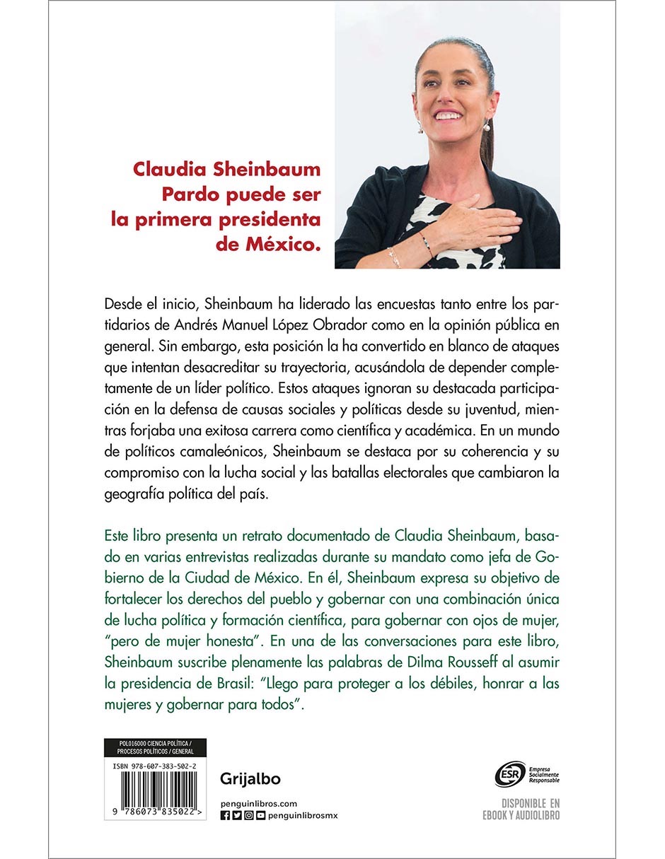 Libro Claudia Sheinbaum: Presidenta de Arturo Cano 2