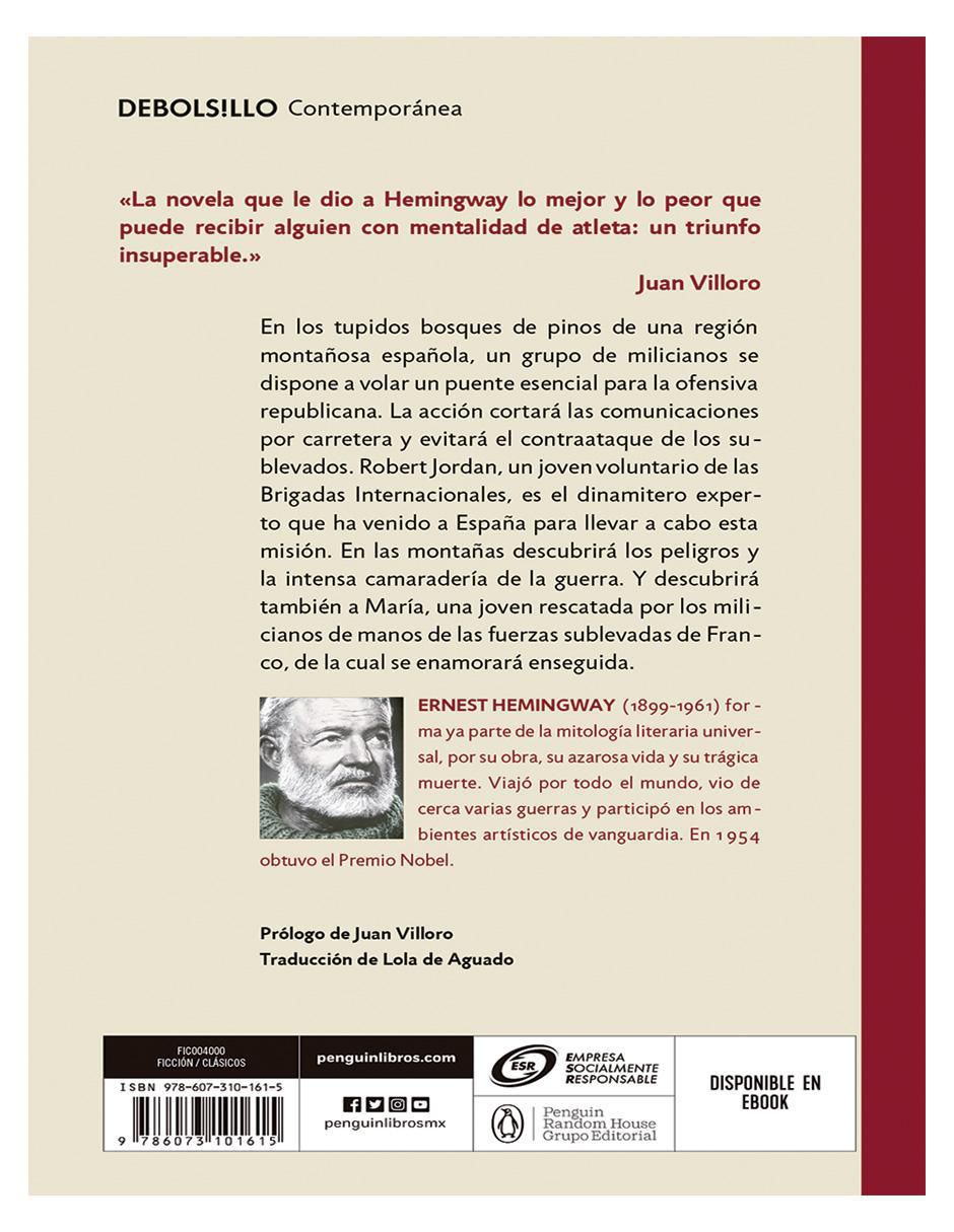 Libro Por quién doblan las campanas de Ernest Hemingway 2