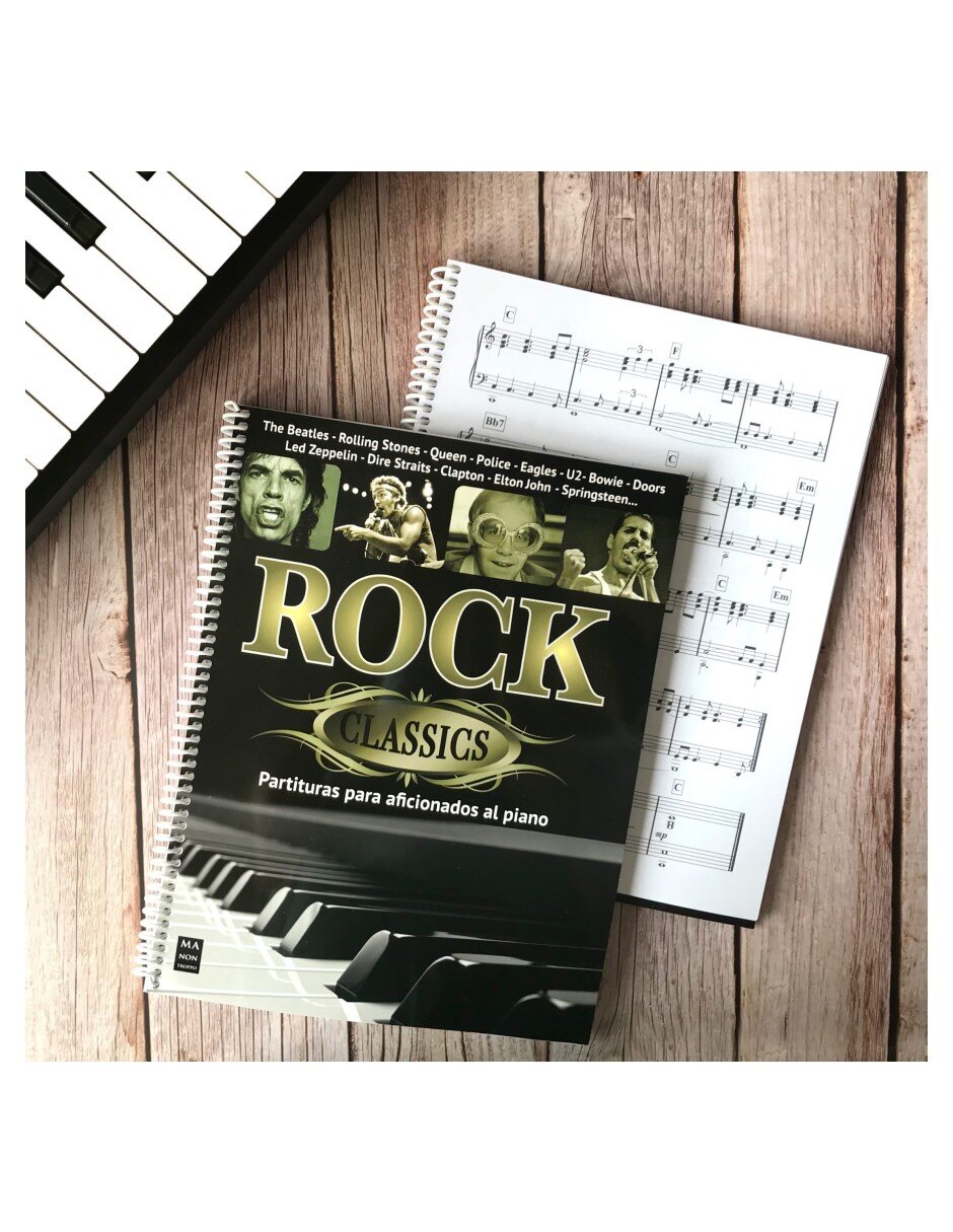 Libro Rock Classics. Partituras para aficionados al piano de Miguel Ángel Fernández Pérez 3
