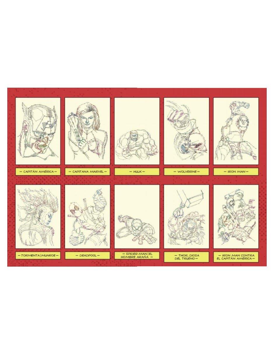 El fantástico libro de los 1000 puntos Marvel de Tomas Pavitte 3