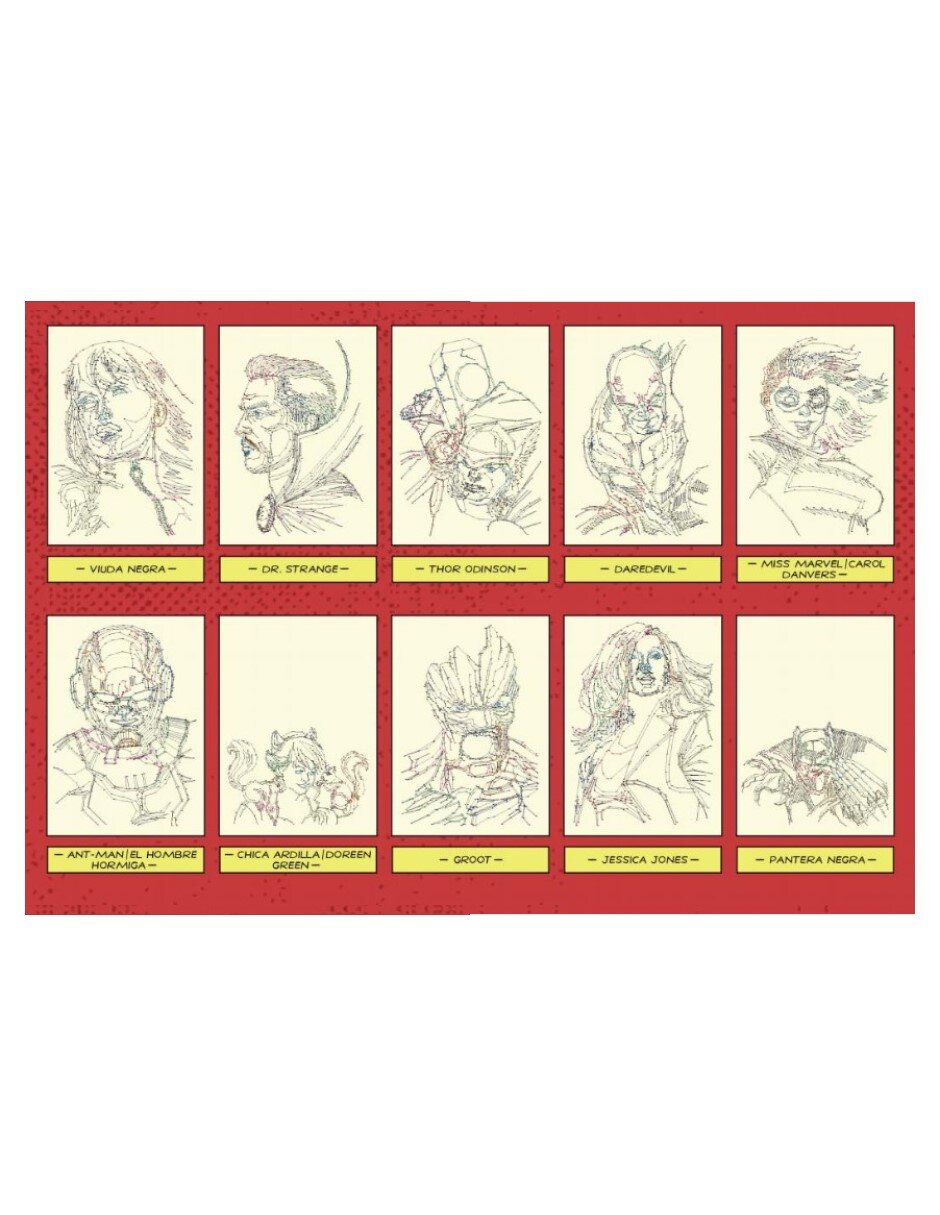 El fantástico libro de los 1000 puntos Marvel de Tomas Pavitte 4