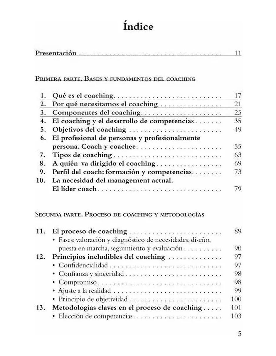 Libro Manual de coaching de Juan Pablo villa/Jose Ángel Caperán 2