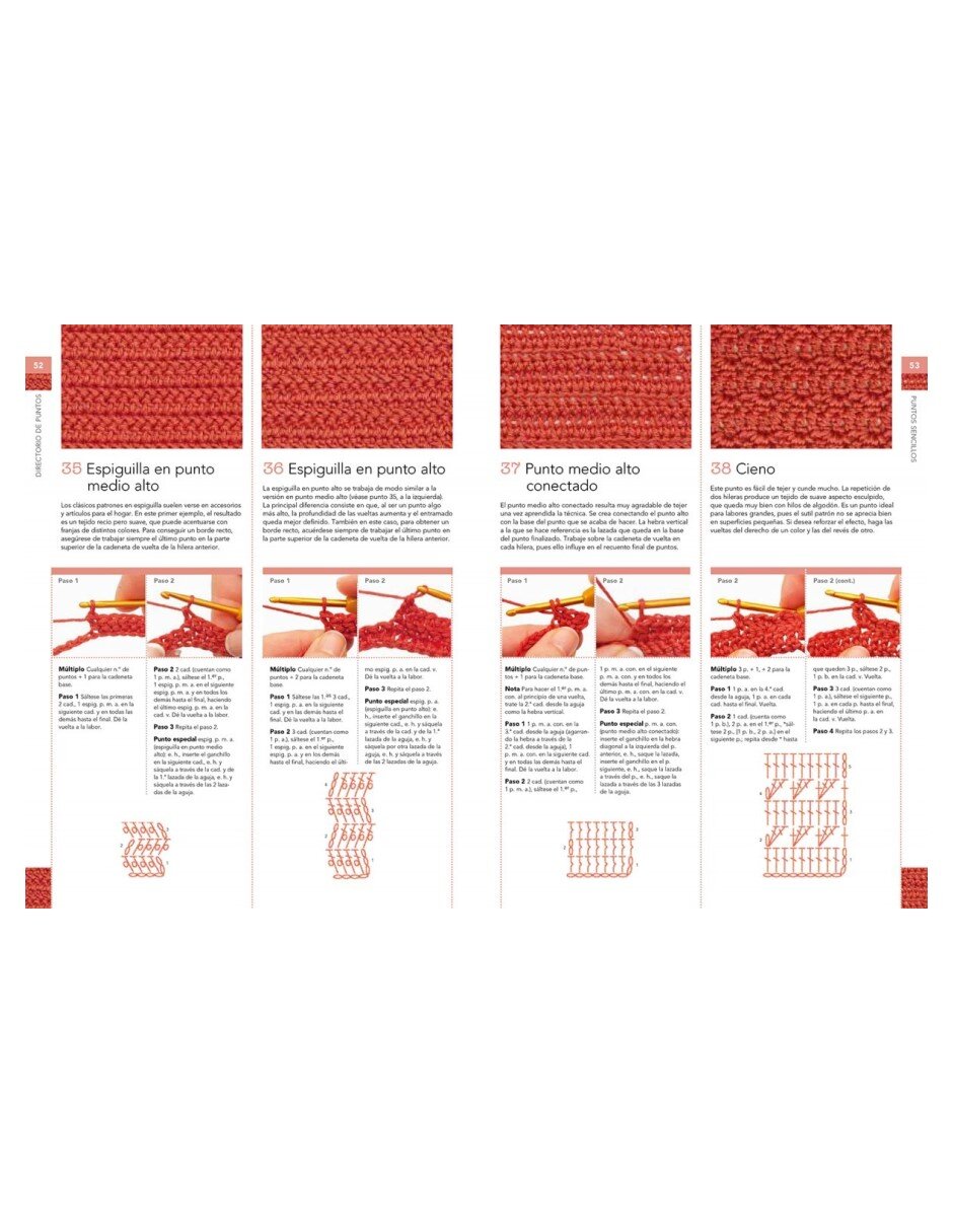 Manual de puntos de ganchillo - Librero b.v.