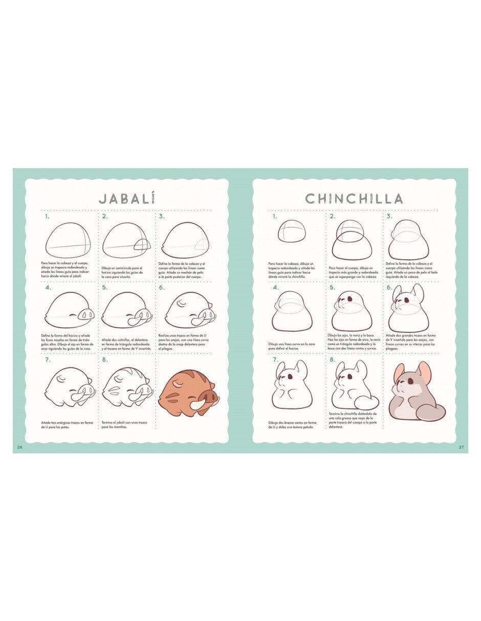 Libro Dibujar animales Chibi. Aprende a dibujar de Phoebe Im 3