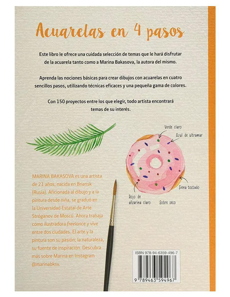 Libro Acuarelas en 4 Pasos de Marina Bakasova 2