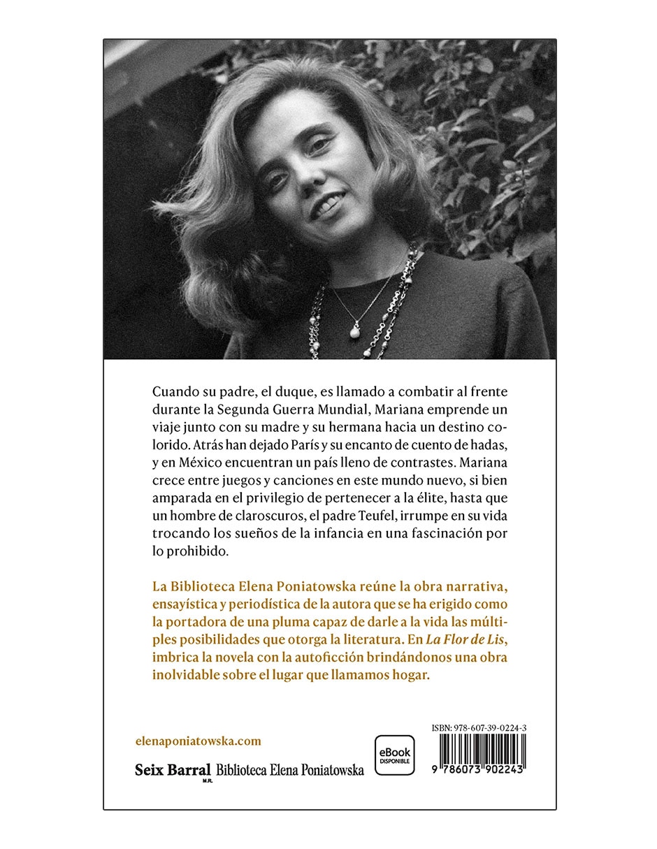 Libro La flor de lis de Elena Poniatowska 2