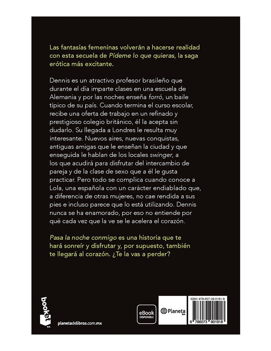 Libro Pasa la noche conmigo de Megan Maxwell 2