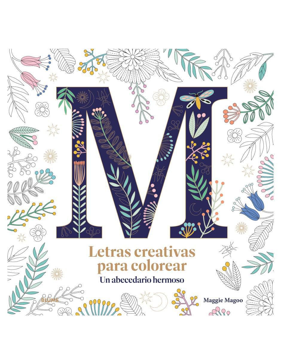 Libro Letras Creativas para Colorear de Carole Fenwick