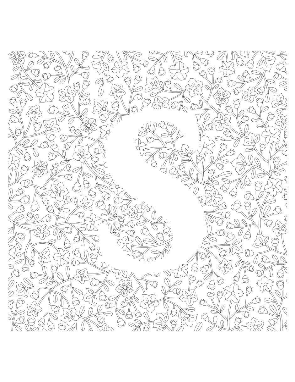 Libro Letras Creativas para Colorear de Carole Fenwick 3