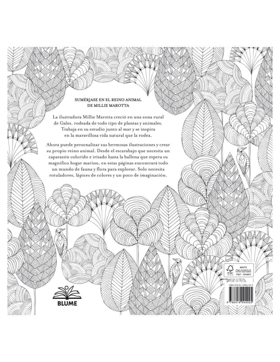 Libro El Reino Animal de Millie Marotta 2