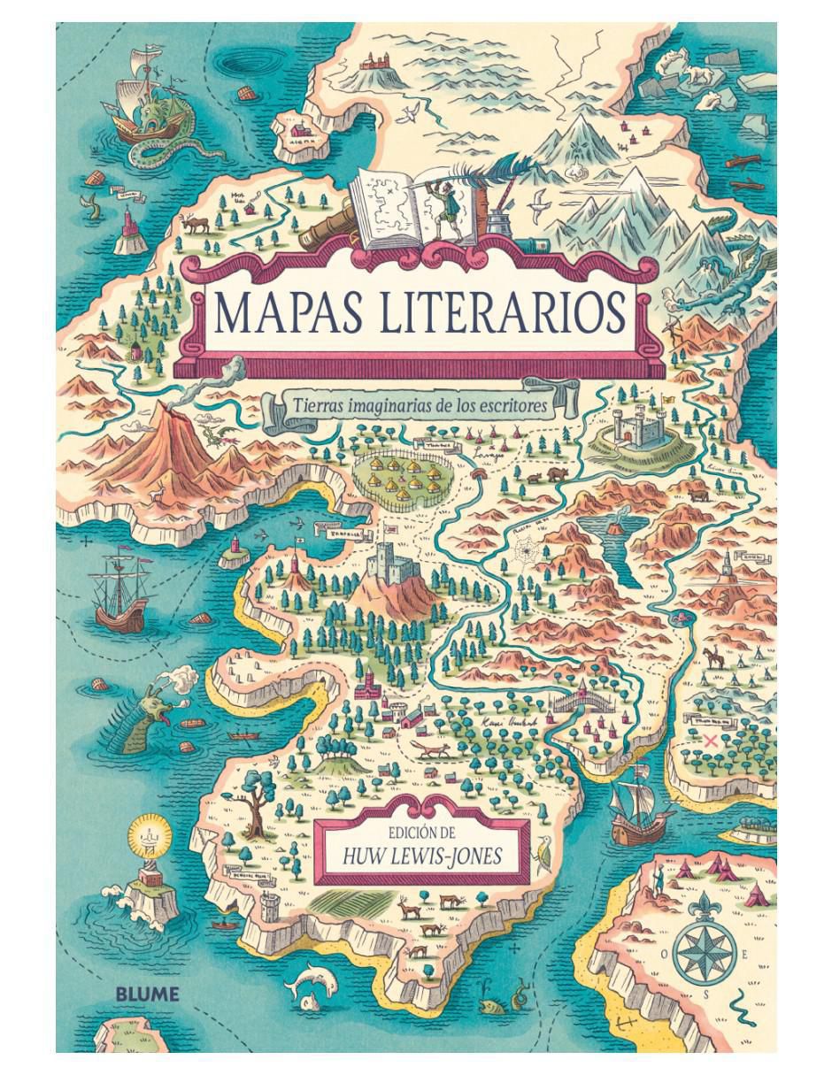 Libro Mapas Literarios de Huw Lewis-Jones Libro Mapas Literarios de Huw Lewis-Jones