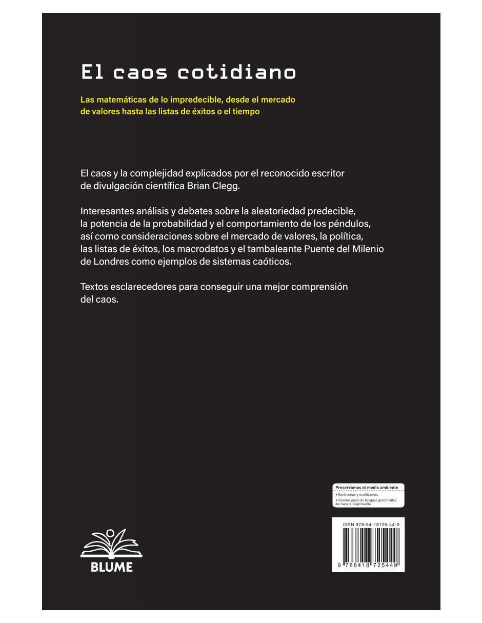 Libro El caos cotidiano de Brian Clegg 2