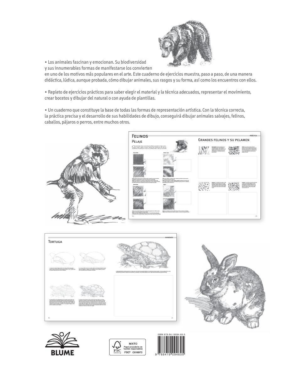 Libro Guía Completa de Dibujo. Animales Cuaderno de Ejercicios 2