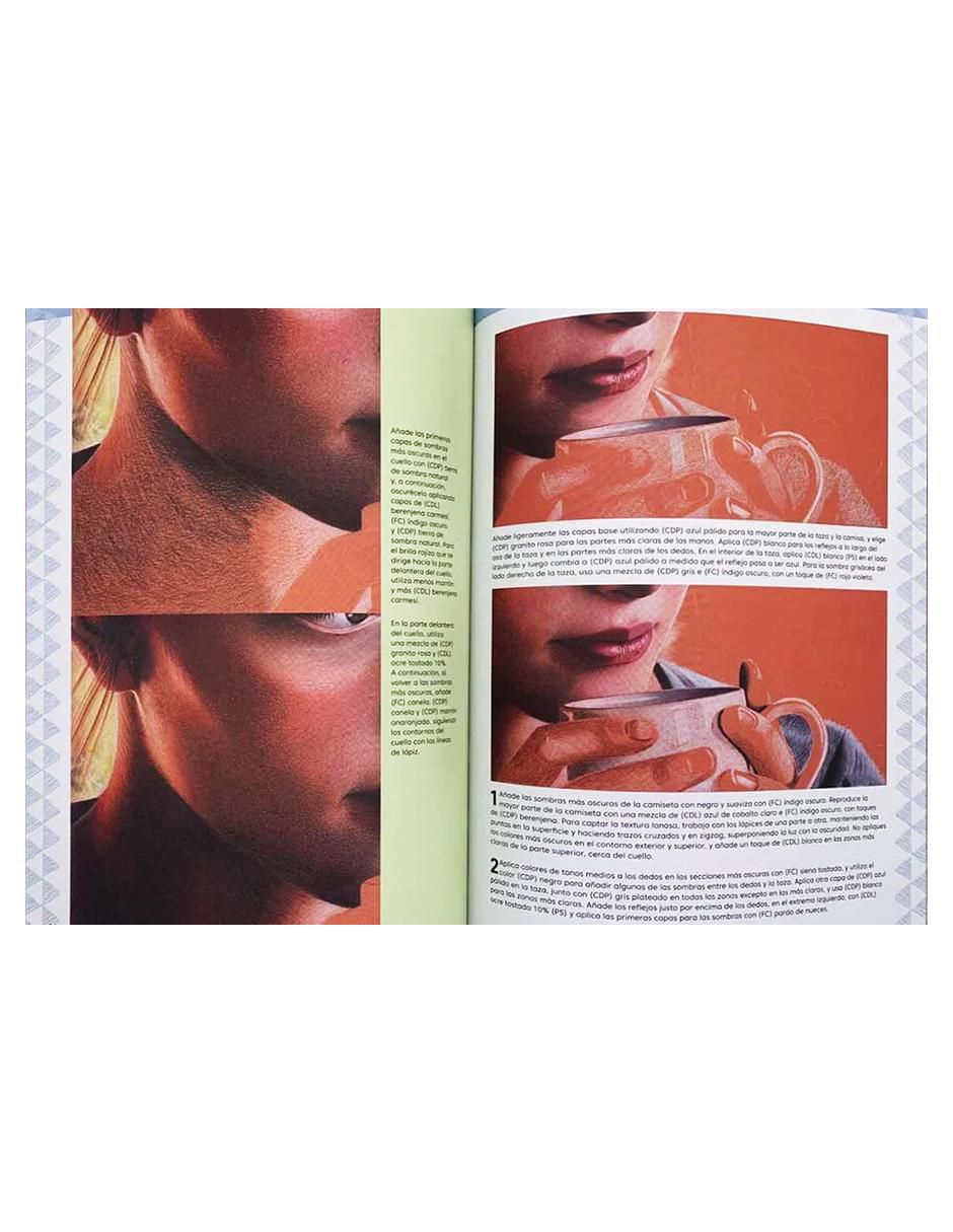 Libro Retratos Realistas con Lápices de Colores de Karen Hull