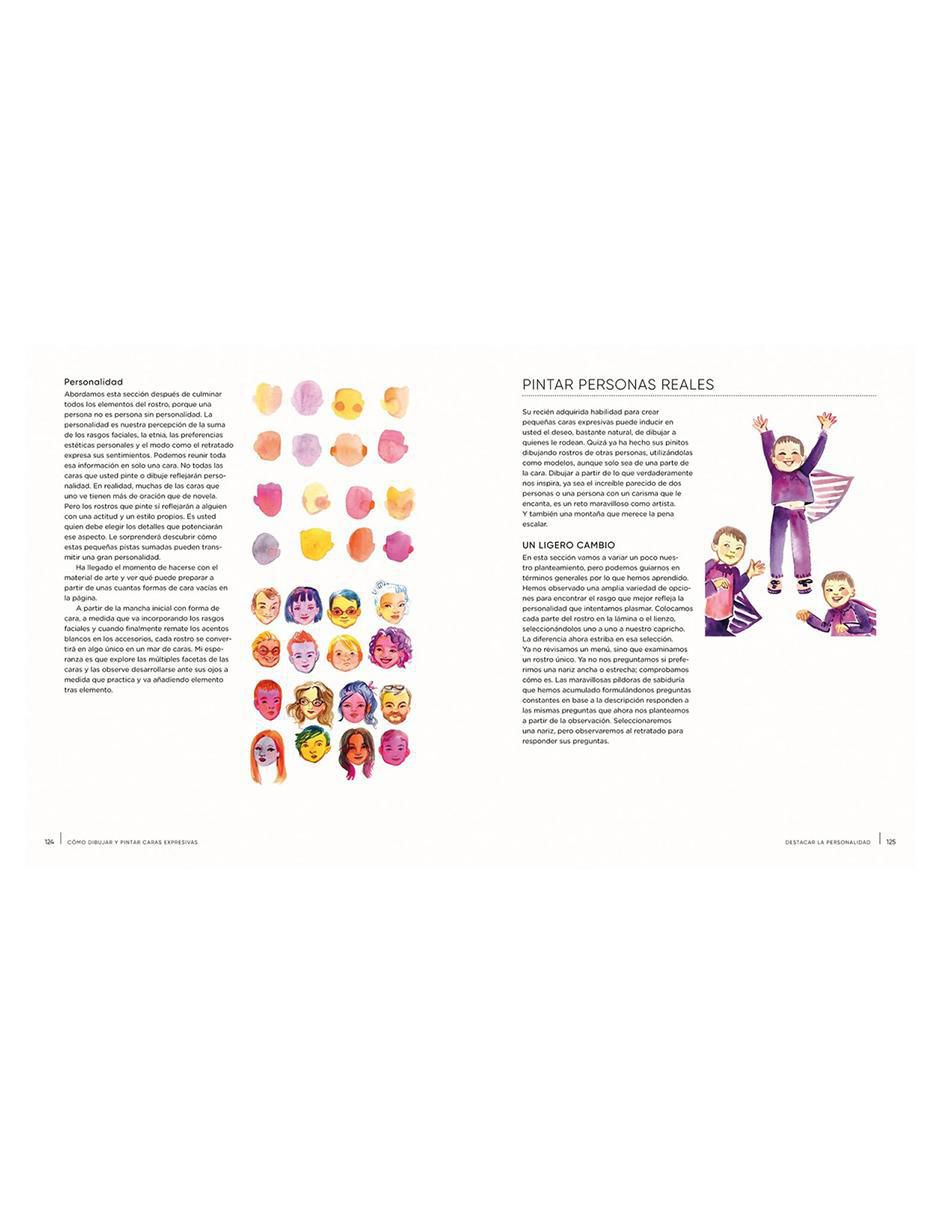 Libro Cómo Dibujar y Pintar Caras Expresivas de Amarilys Henderson 3
