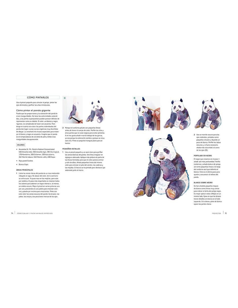 Libro Cómo Dibujar y Pintar Animales Expresivos de Amarilys Henderson 3