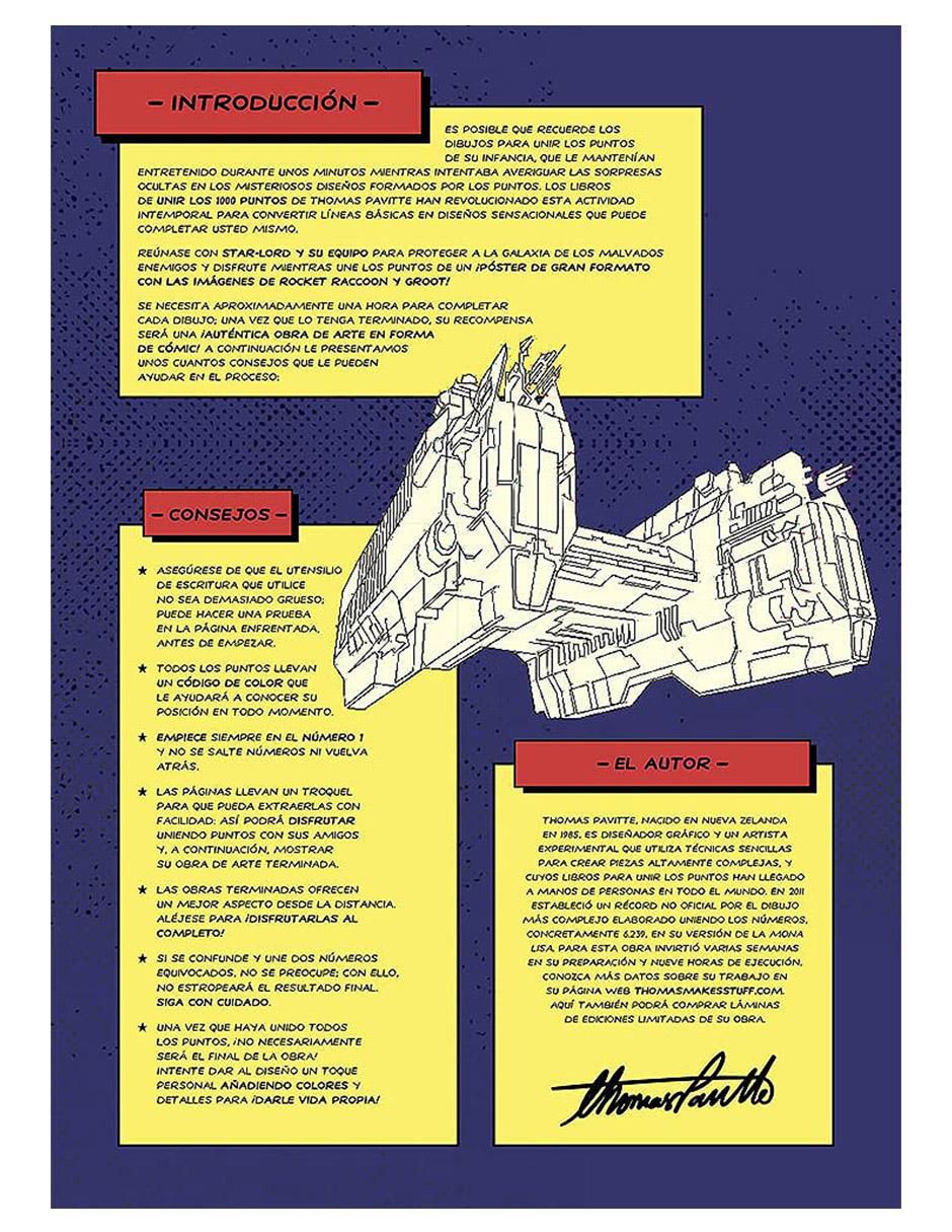 Libro Guardianes de la Galaxia Unir los 1000 puntos de Thomas Pavitte 2