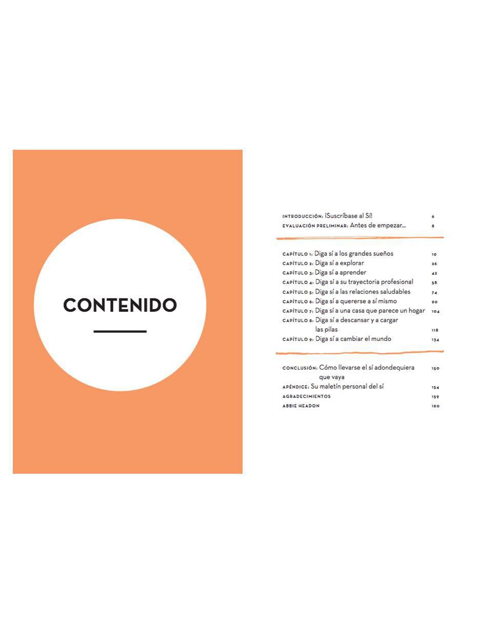Libro El Poder del Sí de Abbie Headon 2