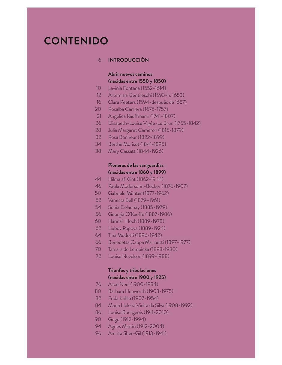 Libro Mujeres artistas. Esenciales del arte de Flavia Frigeri 3