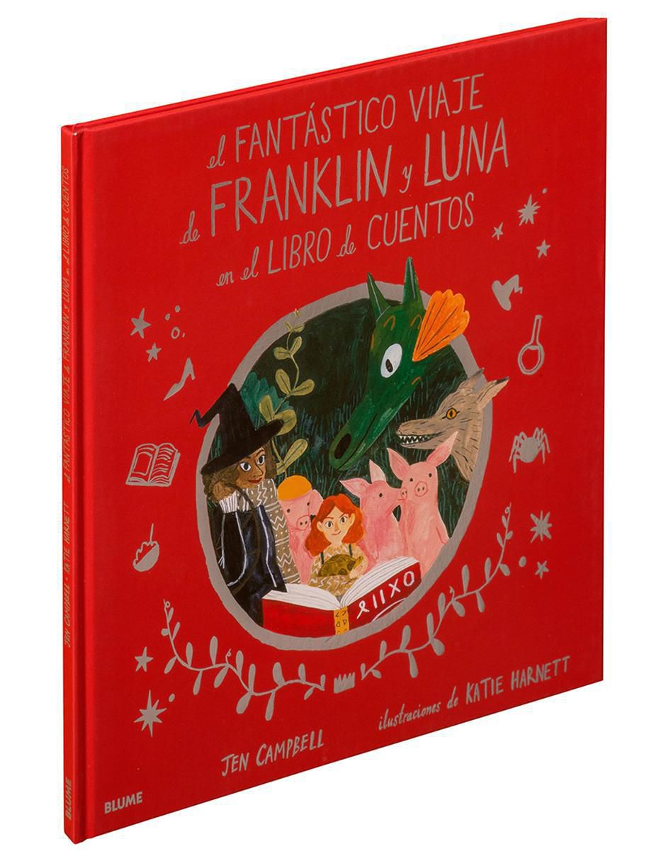 El Fantástico Viaje de Franklin y Luna en el libro de cuentos de Jen Campbell 2