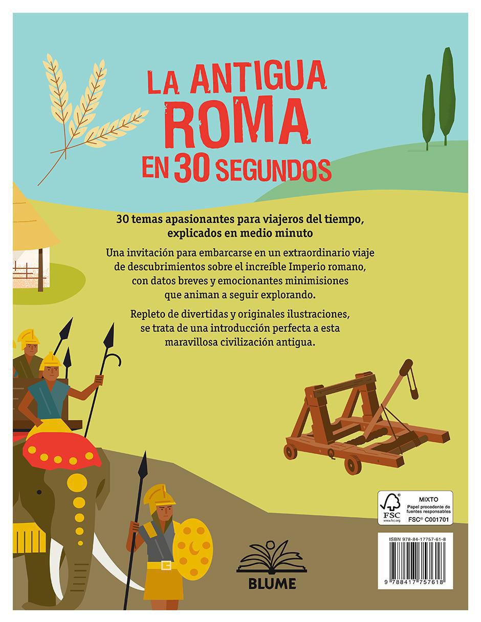 Libro La Antigua Roma En 30 Segundos de Simon Holland / Adam Hill / Matthew Nicholls 3