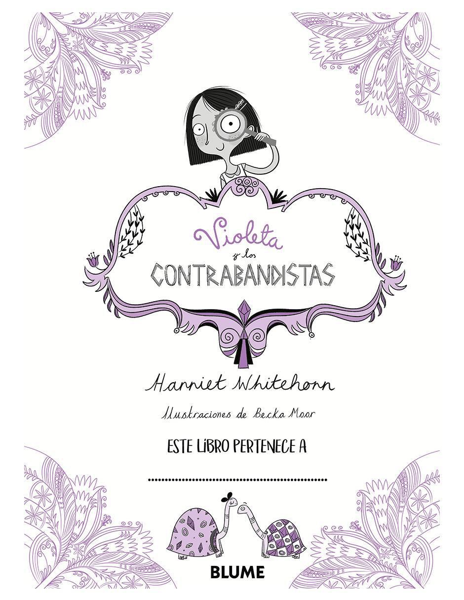 Libro Violeta y Los Vontrabandistas de Harriet Whitehorn / Becka Moor 2