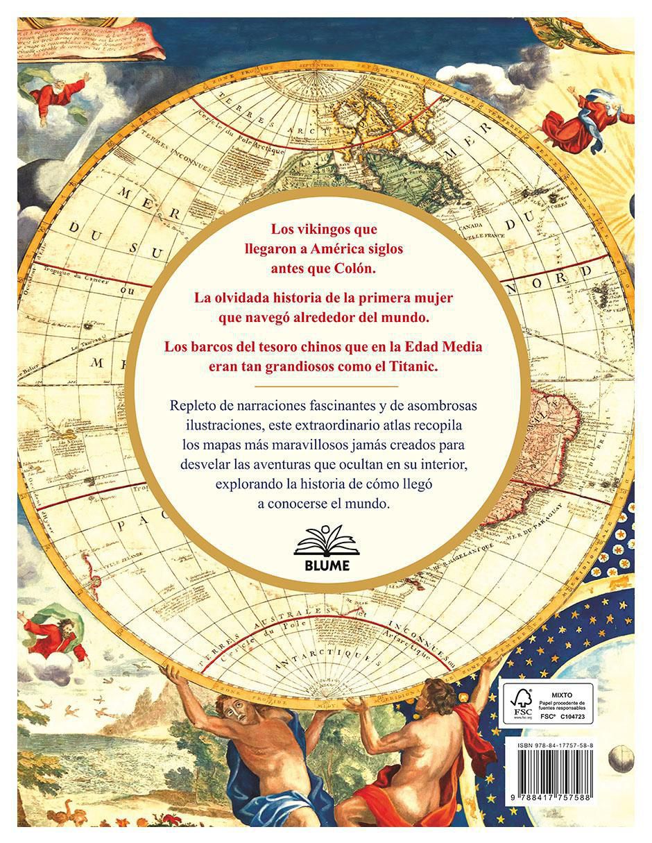 Libro Atlas de Las Grandes Exploraciones de Edward Brooke-Hitching 3