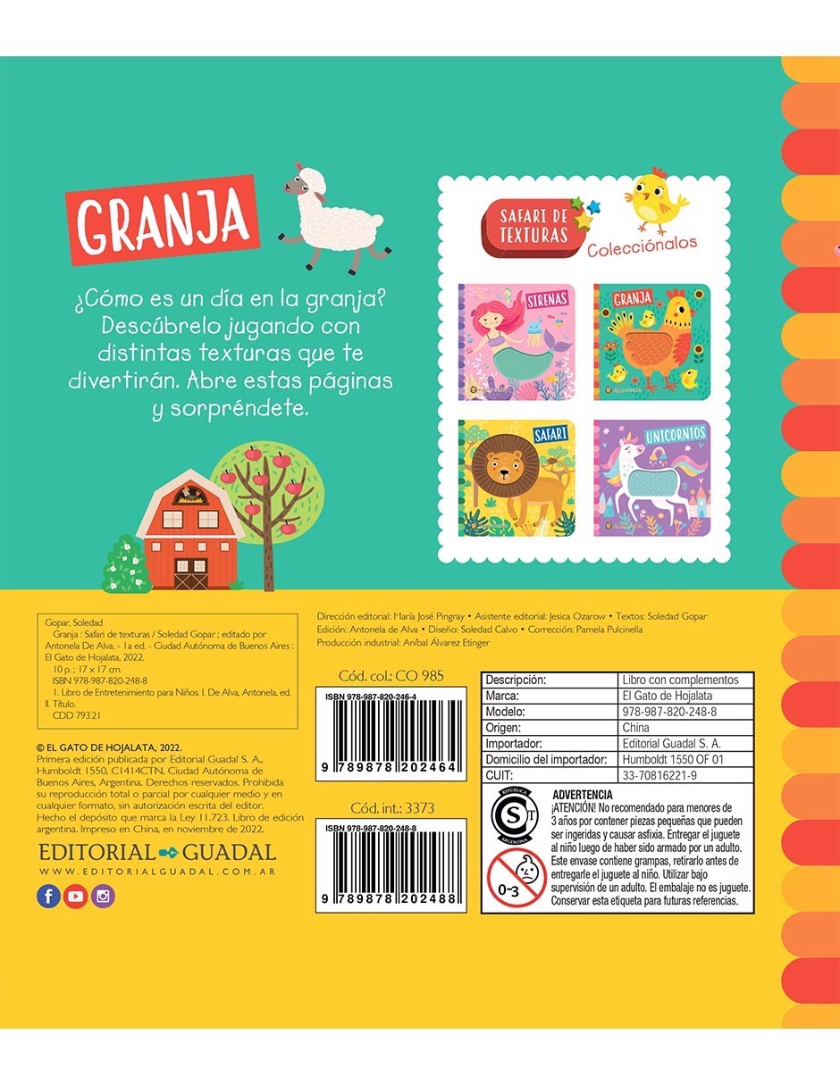 Libro Texturas Siliconas Granja de Editorial Guadal 2