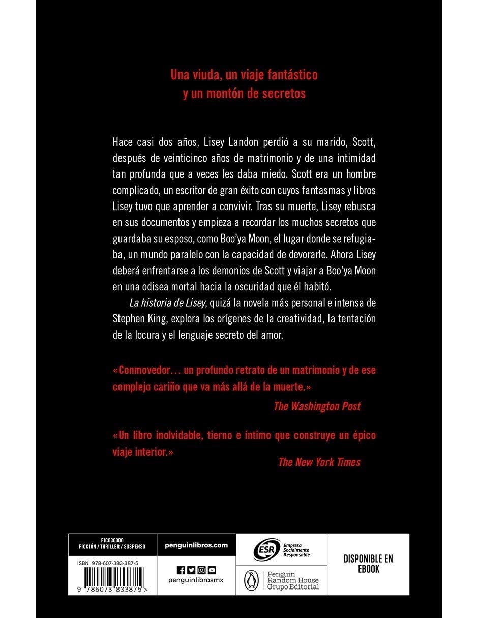 Libro La Historia De Lisey de Stephen King 2