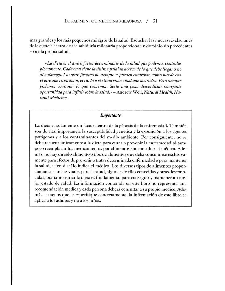 Libro Los alimentos. Medicina milagrosa de Jean Carper 2
