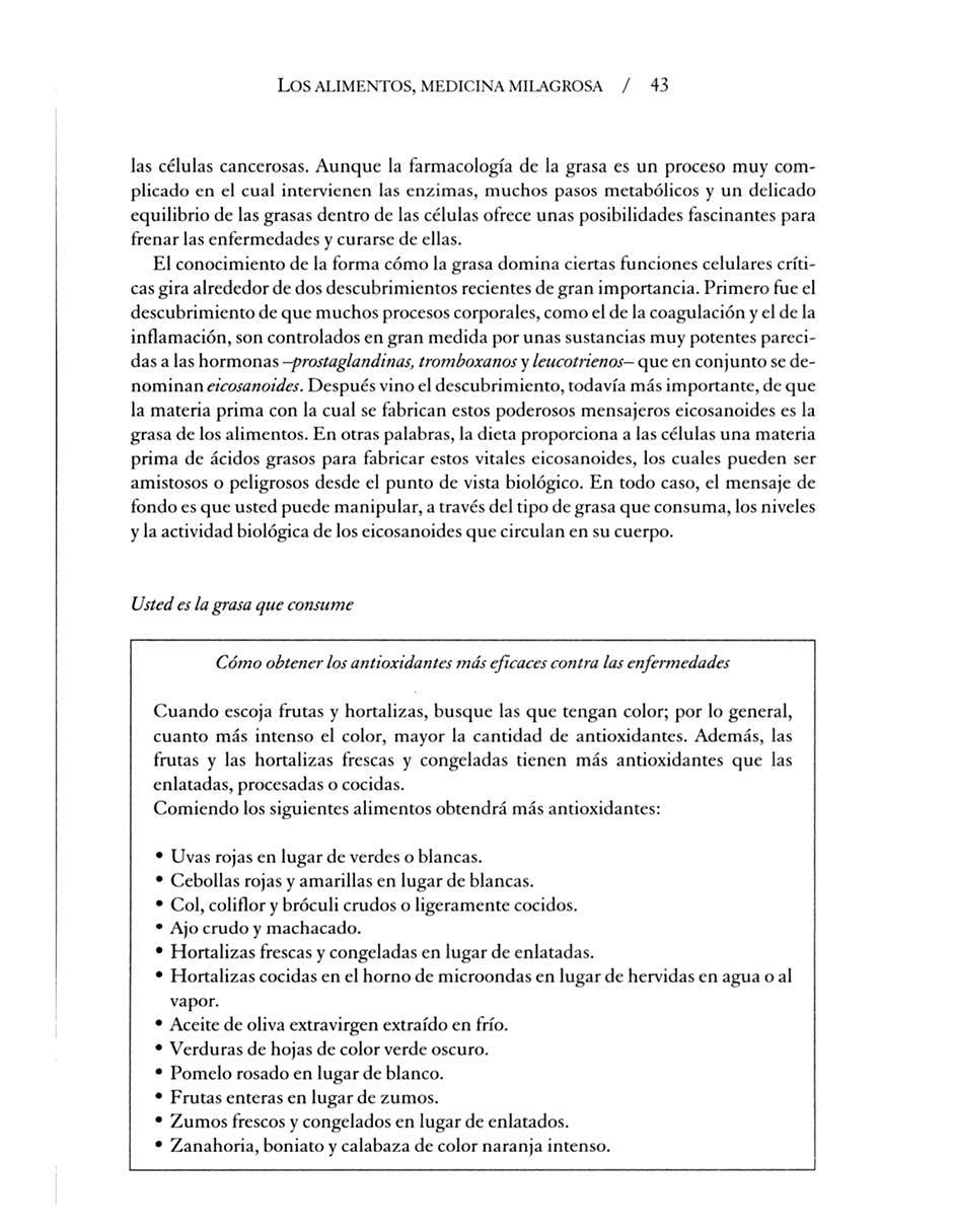 Libro Los alimentos. Medicina milagrosa de Jean Carper 3