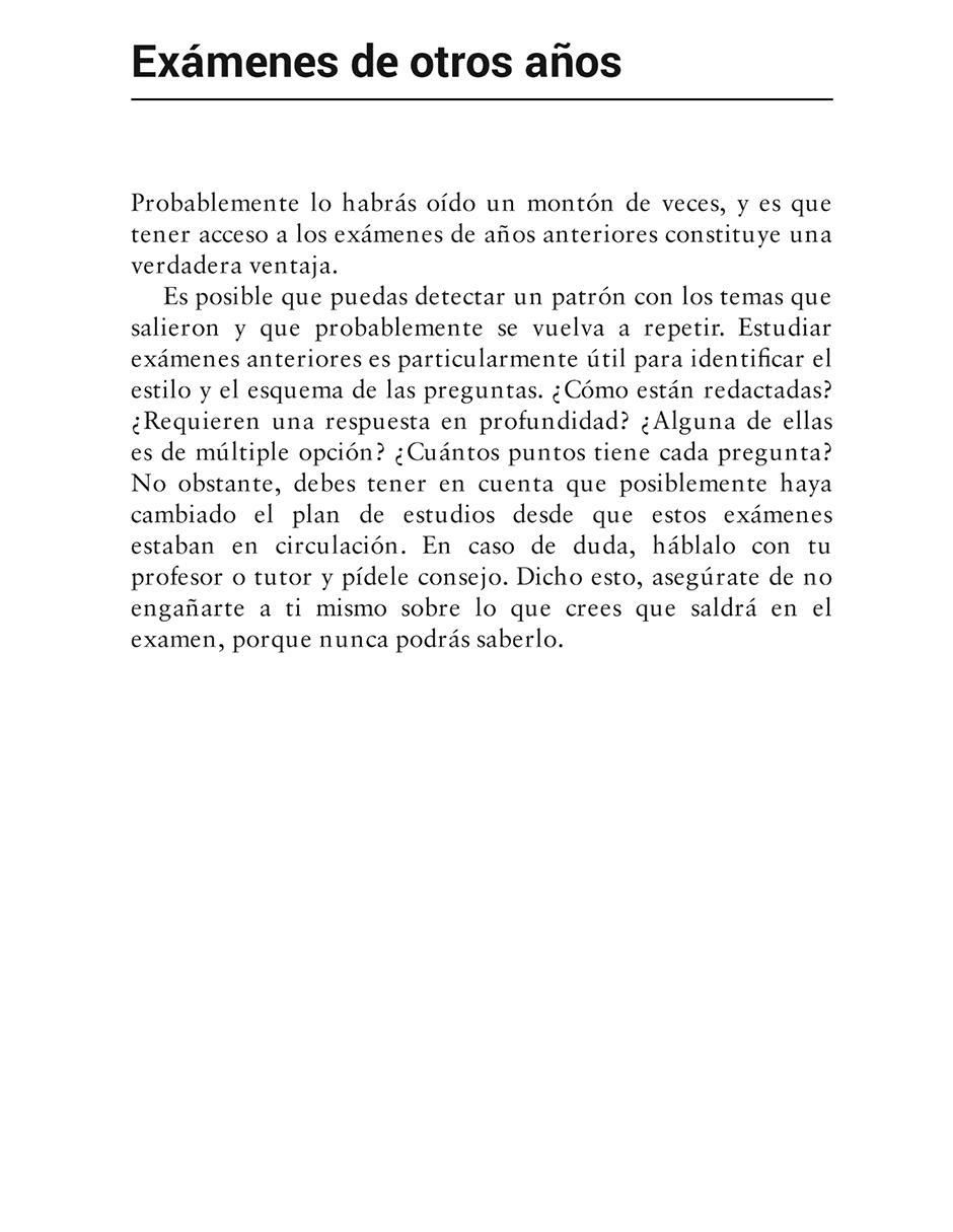 Libro Cómo dominar los nervios en los exámenes de Katherine Bebo 3