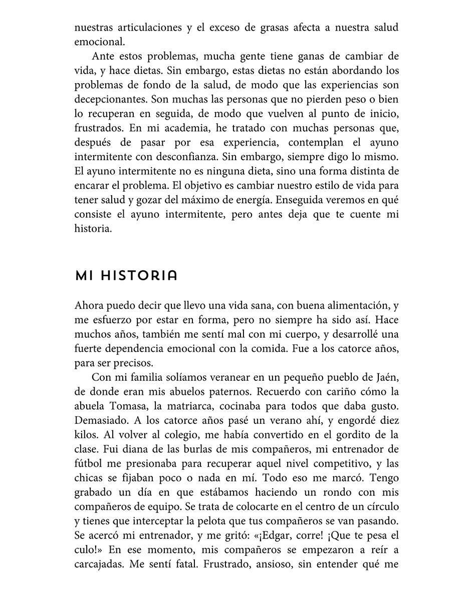 Libro La verdad sobre el Ayuno Intermitente de Edgar Barrionuevo 2