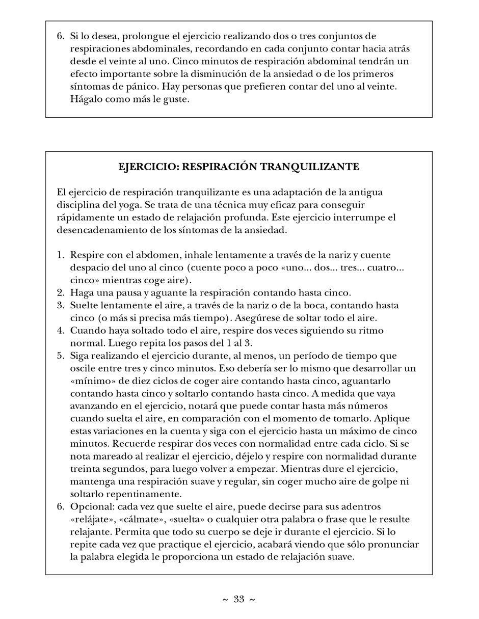 Libro Hacer frente a la ansiedad de Edmund J. Bourne y Lorna Garano 3
