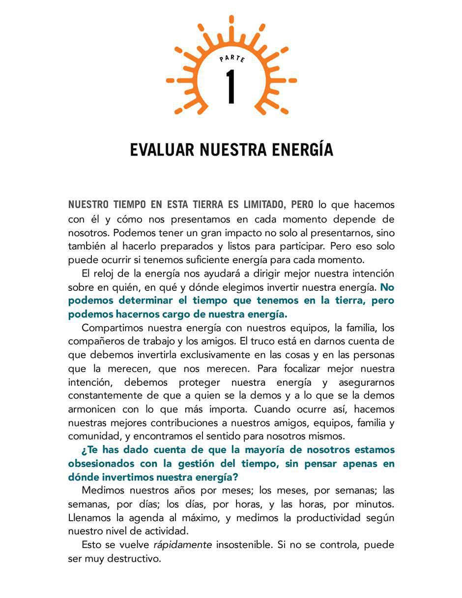 Libro Tu Reloj Energético: Cómo Recargar Tu Energía Diaria de Molly Fletcher 3