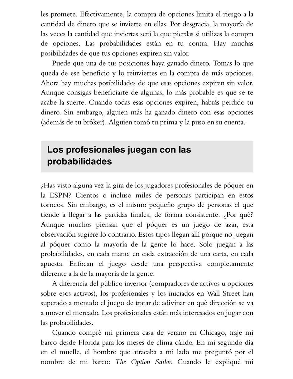 Libro La guía completa para La Venta de Opciones de James Cordier / Michael Gross 2